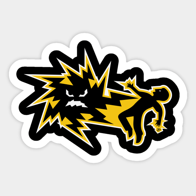 High Voltage Sticker by dhartist